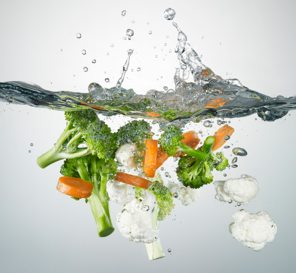 Cleaner Produce for your health - wash your veggies with hydrogen water