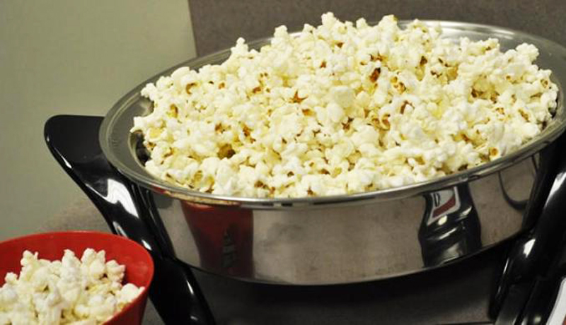 Electric Skillet Popcorn